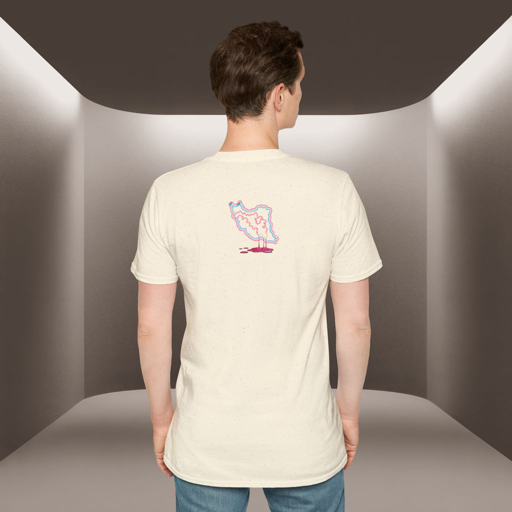 Free Iran T-Shirt — Neon design, Premium Quality