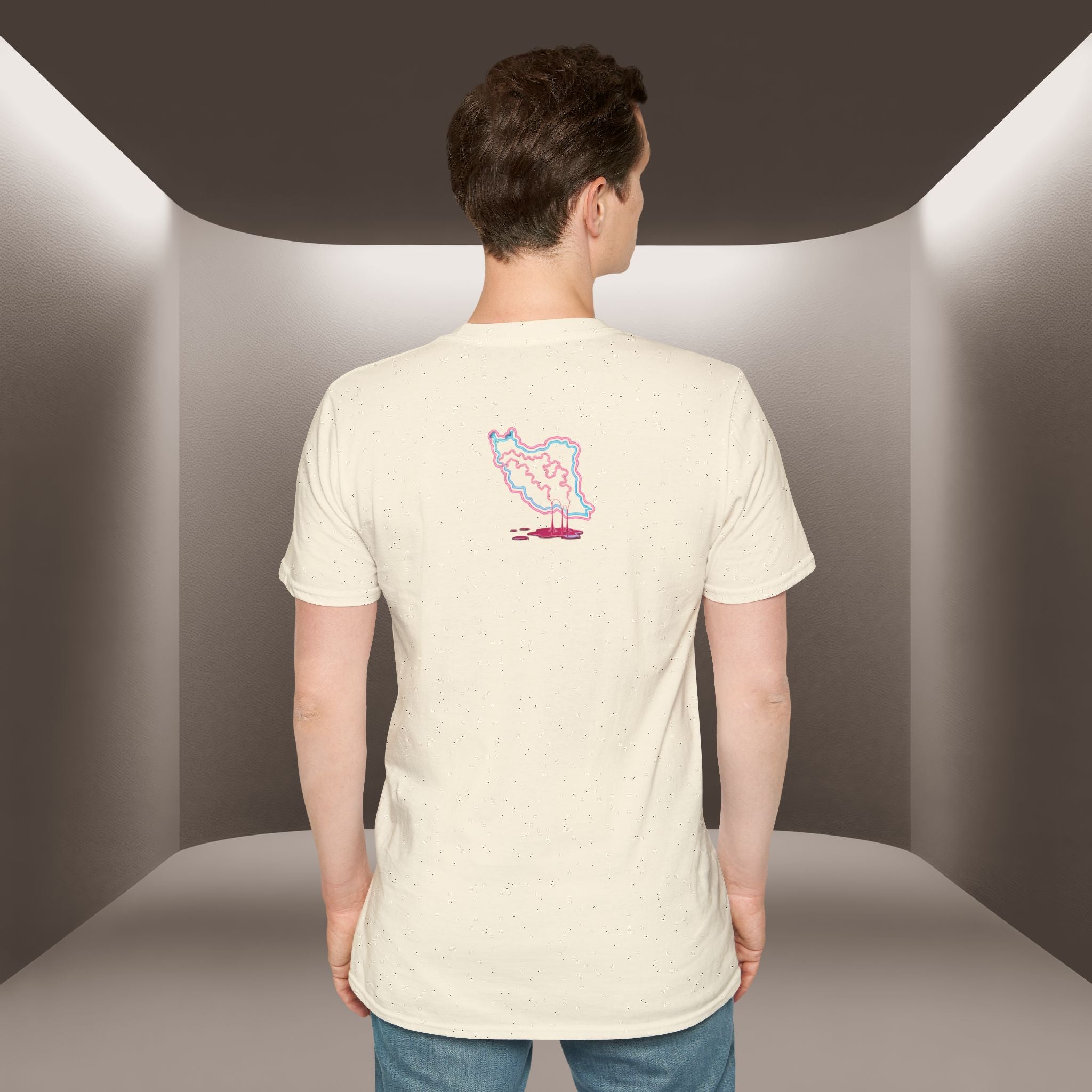 Free Iran T-Shirt — Neon design, Premium Quality