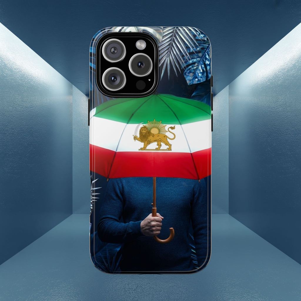 Iran Flag umbrella design phone Case