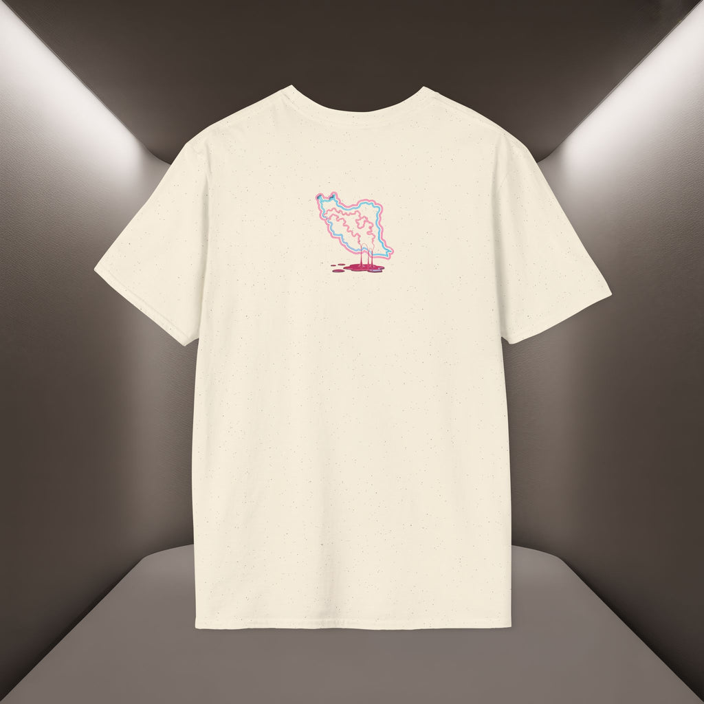 Free Iran T-Shirt — Neon design, Premium Quality