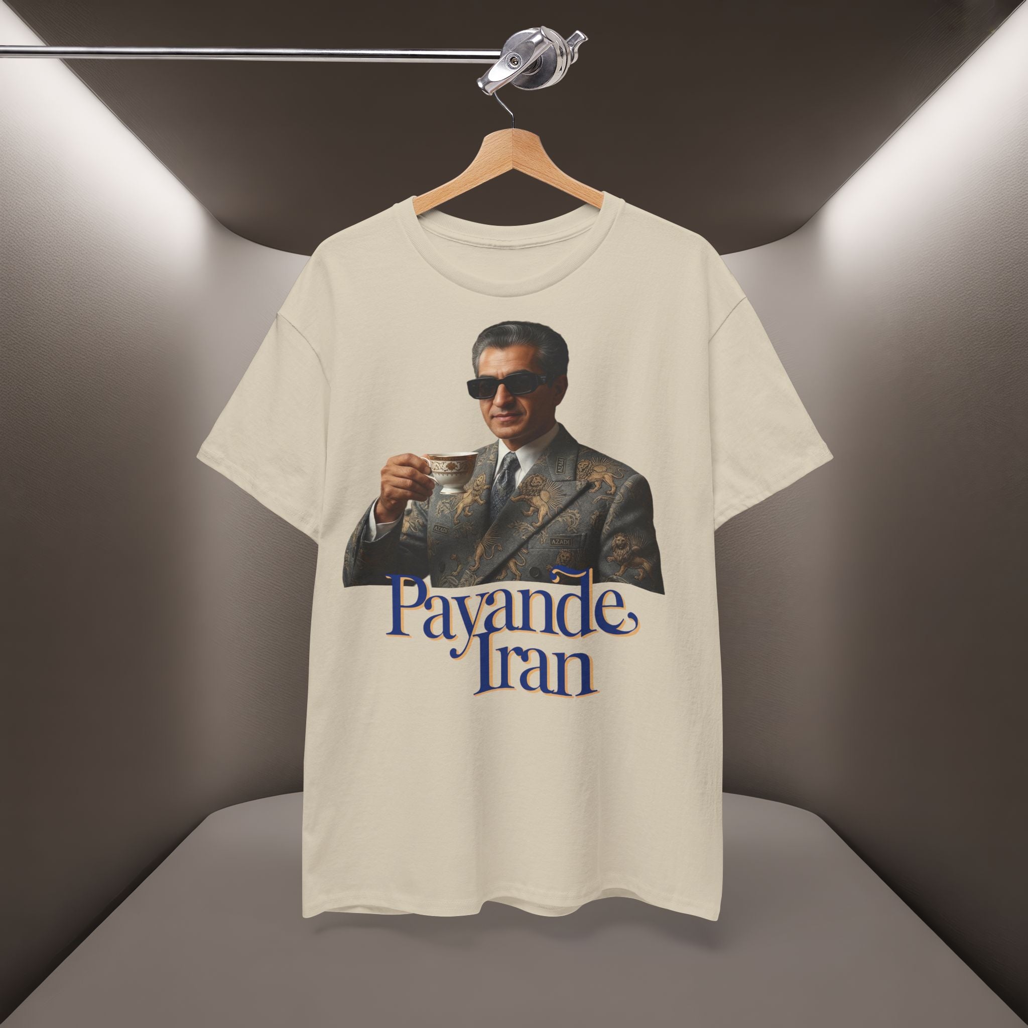 T-Shirt — "Payande Iran" Retro Style Tehran Nostalgia Tee