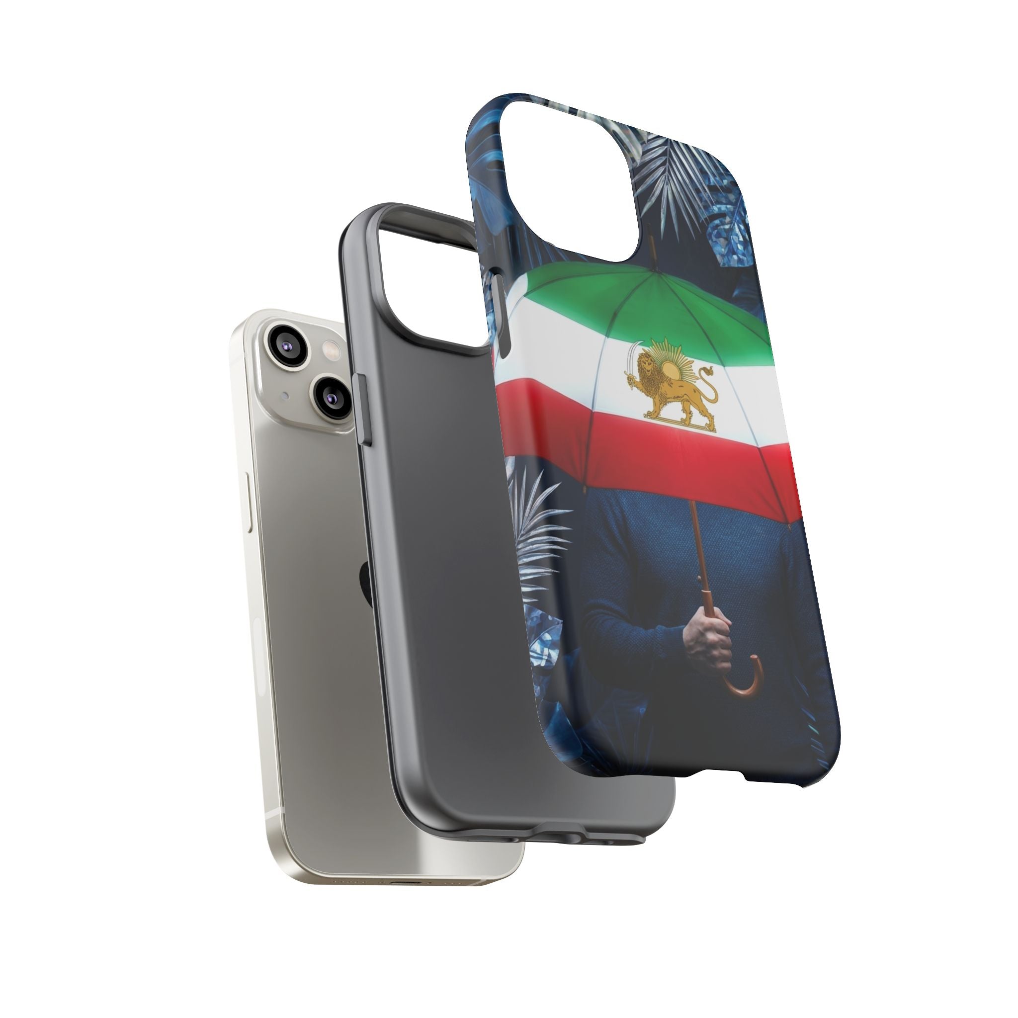 Iran Flag umbrella design phone Case
