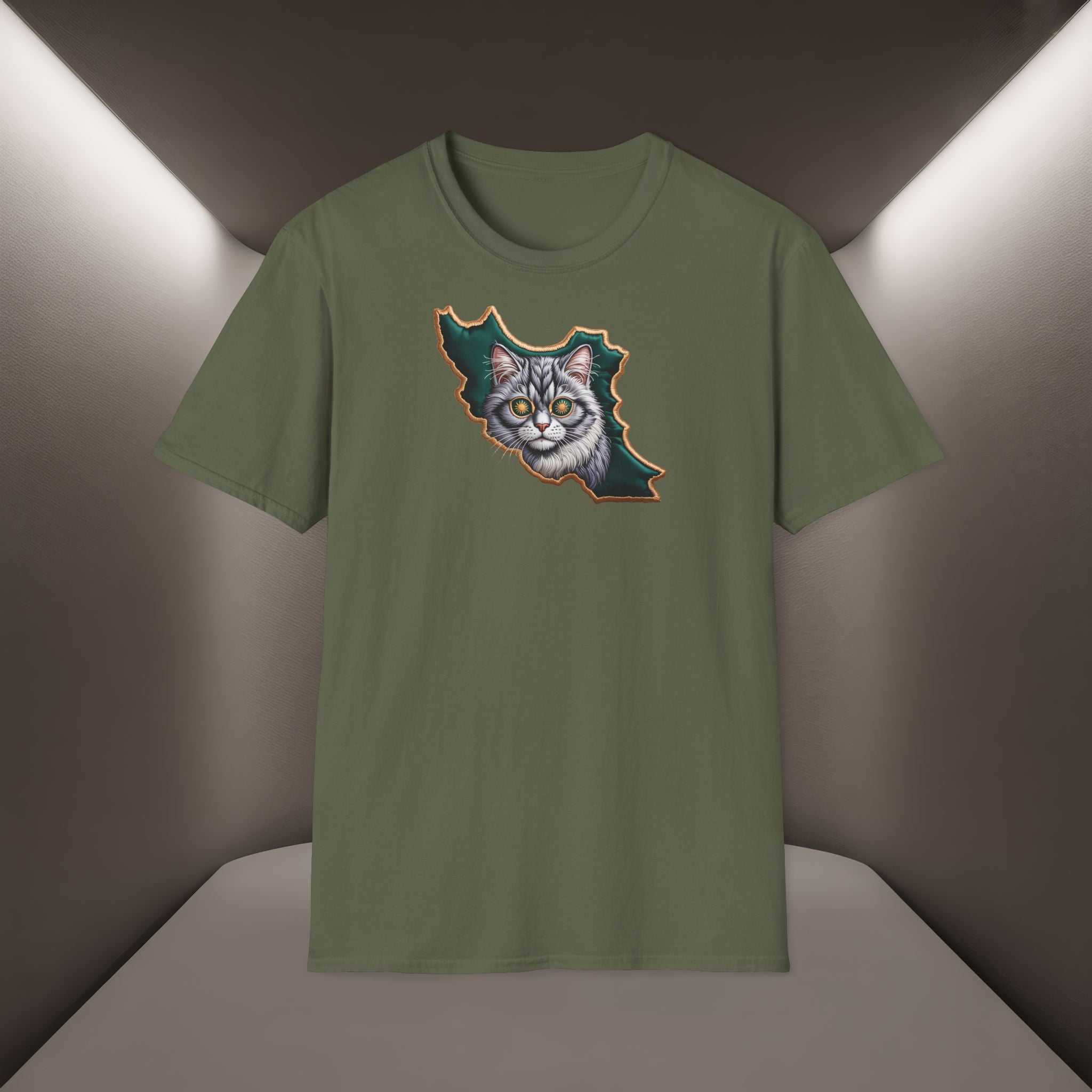 when Persian cat meets the Persian map - premium quality