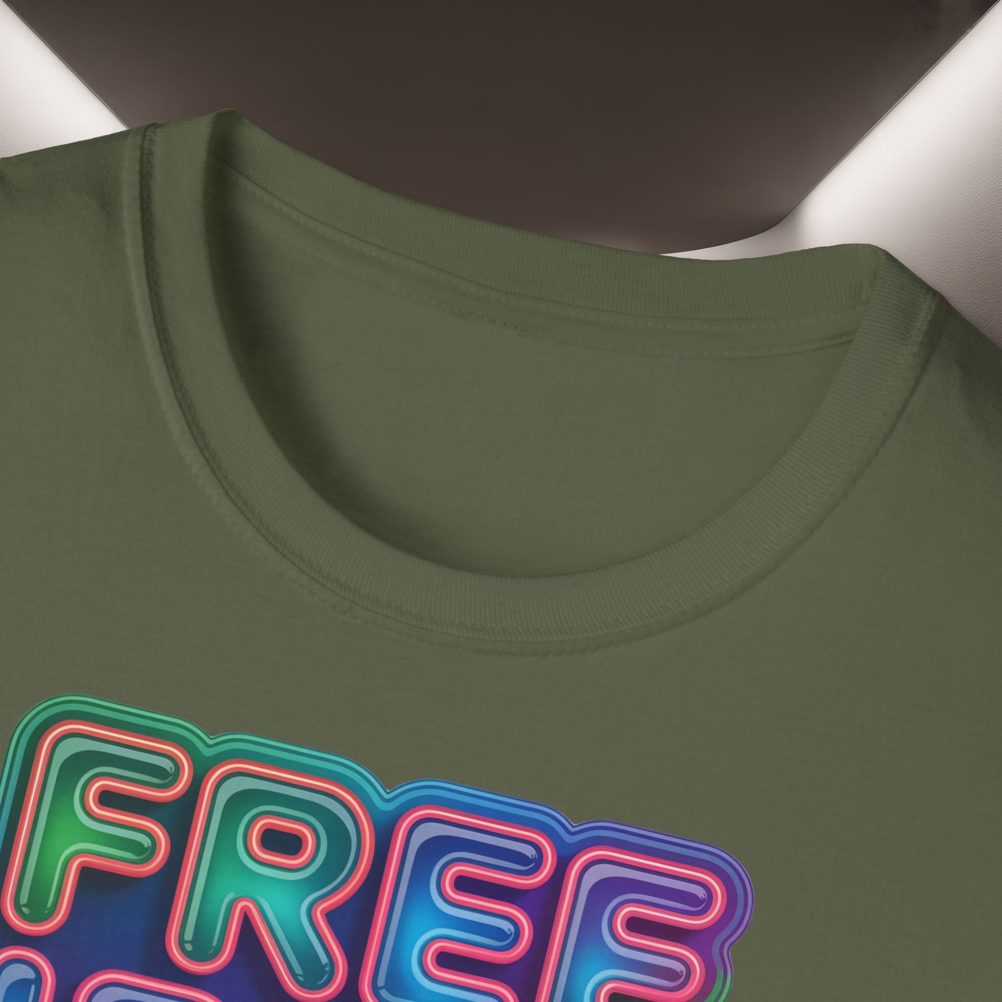 Free Iran T-Shirt — Neon Style, Premium Quality