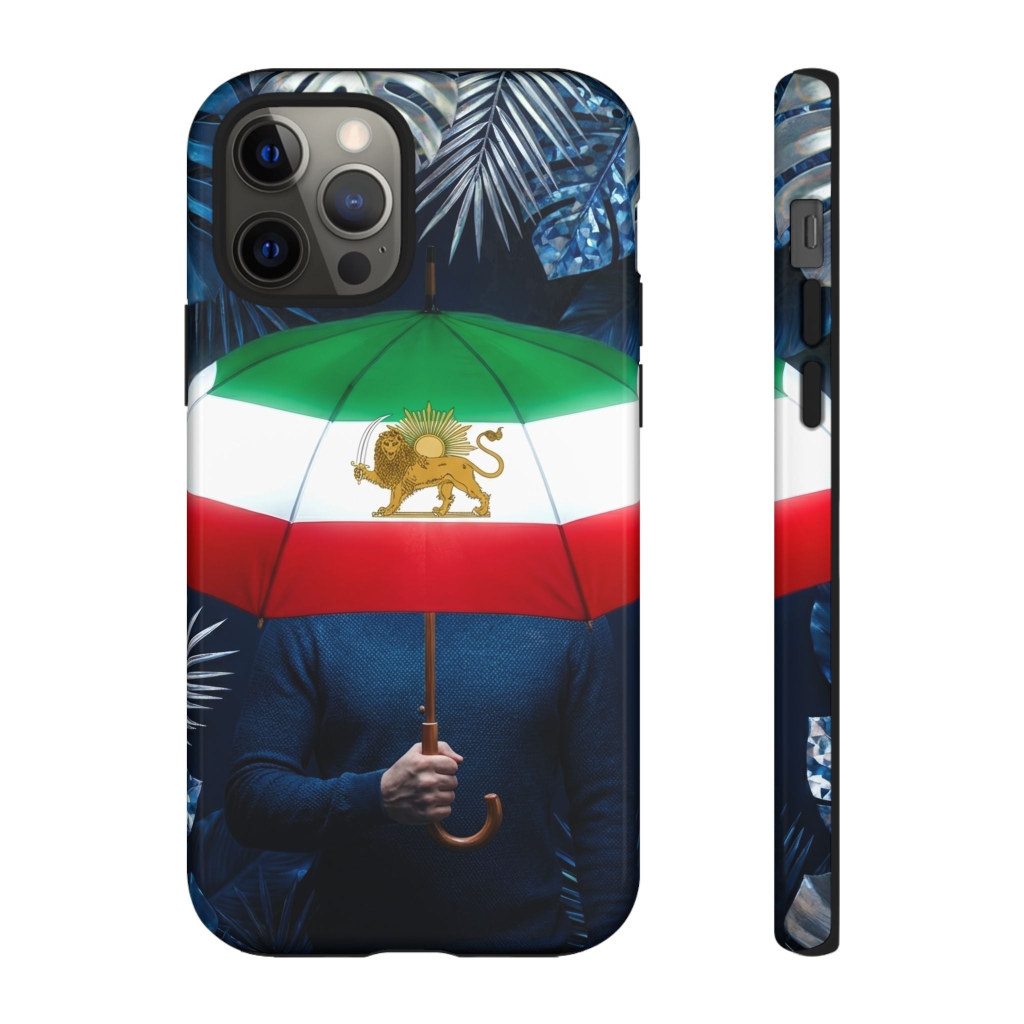Iran Flag umbrella design phone Case
