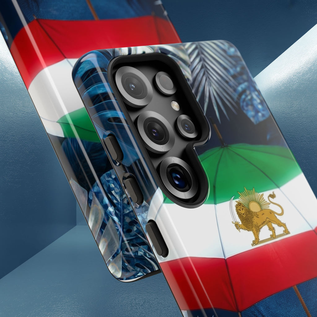 Iran Flag umbrella design phone Case
