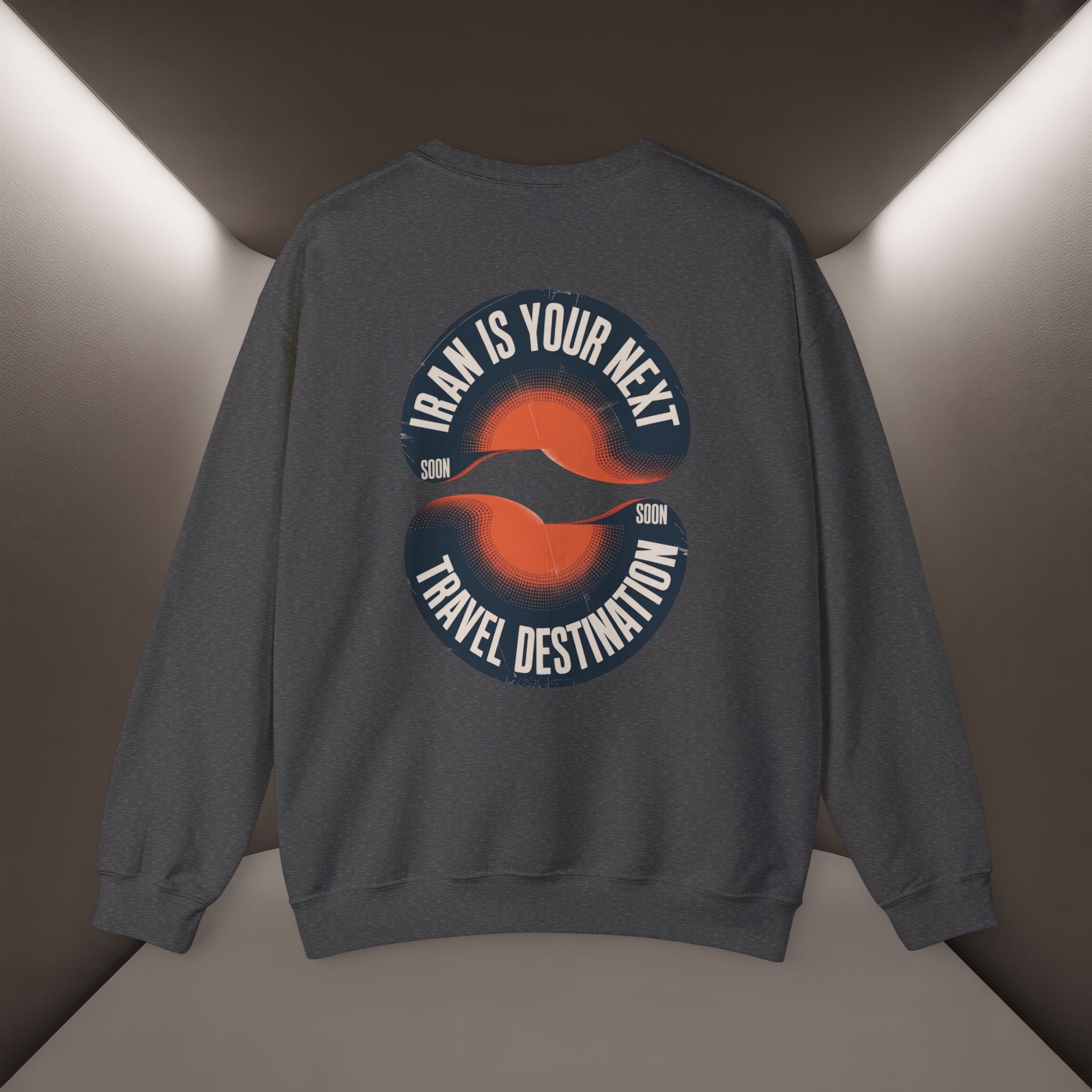 "Iran is your Next Travel Destination" Soon Sweatshirt " Javid Shah Design