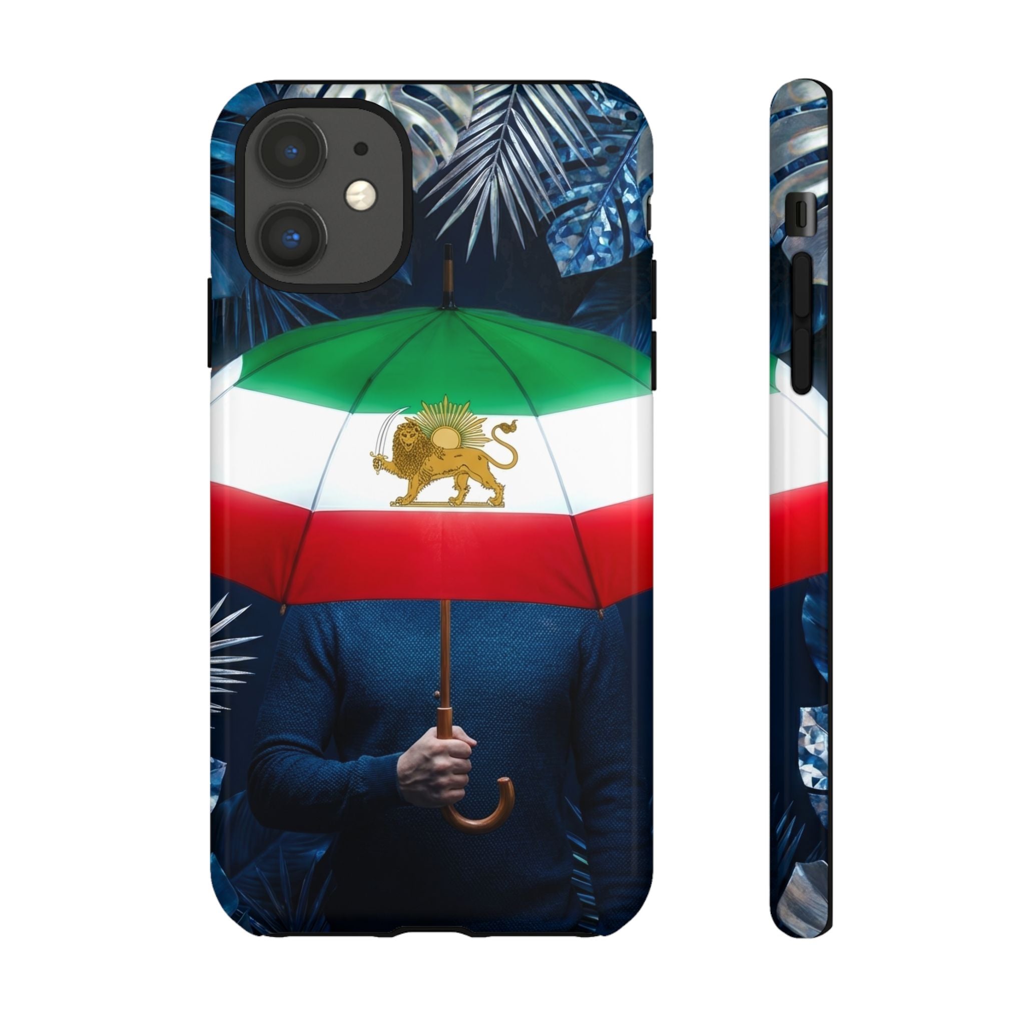 Iran Flag umbrella design phone Case