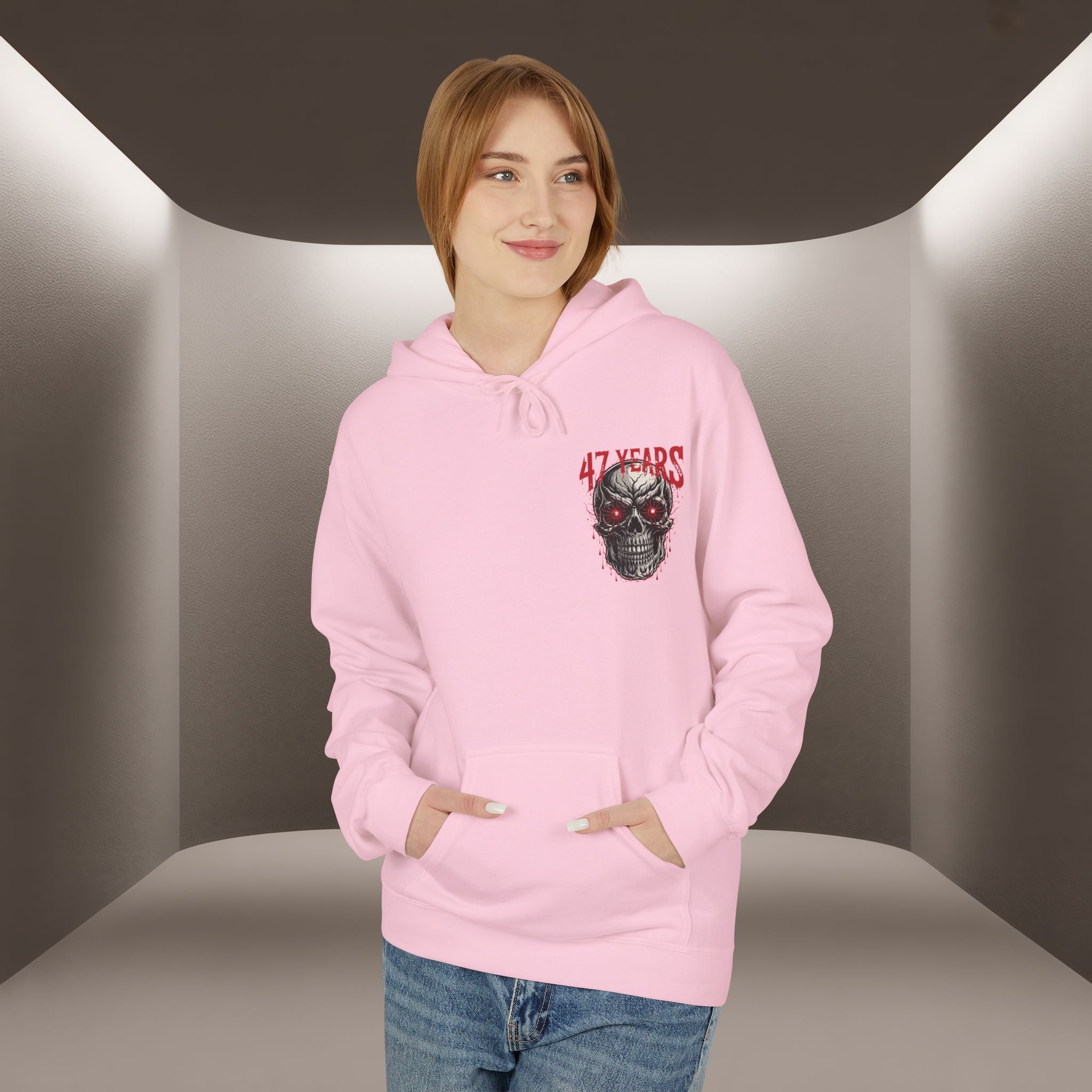 Be the Voice of execution in Iran Hoodie - 47 years Skull Hoodie