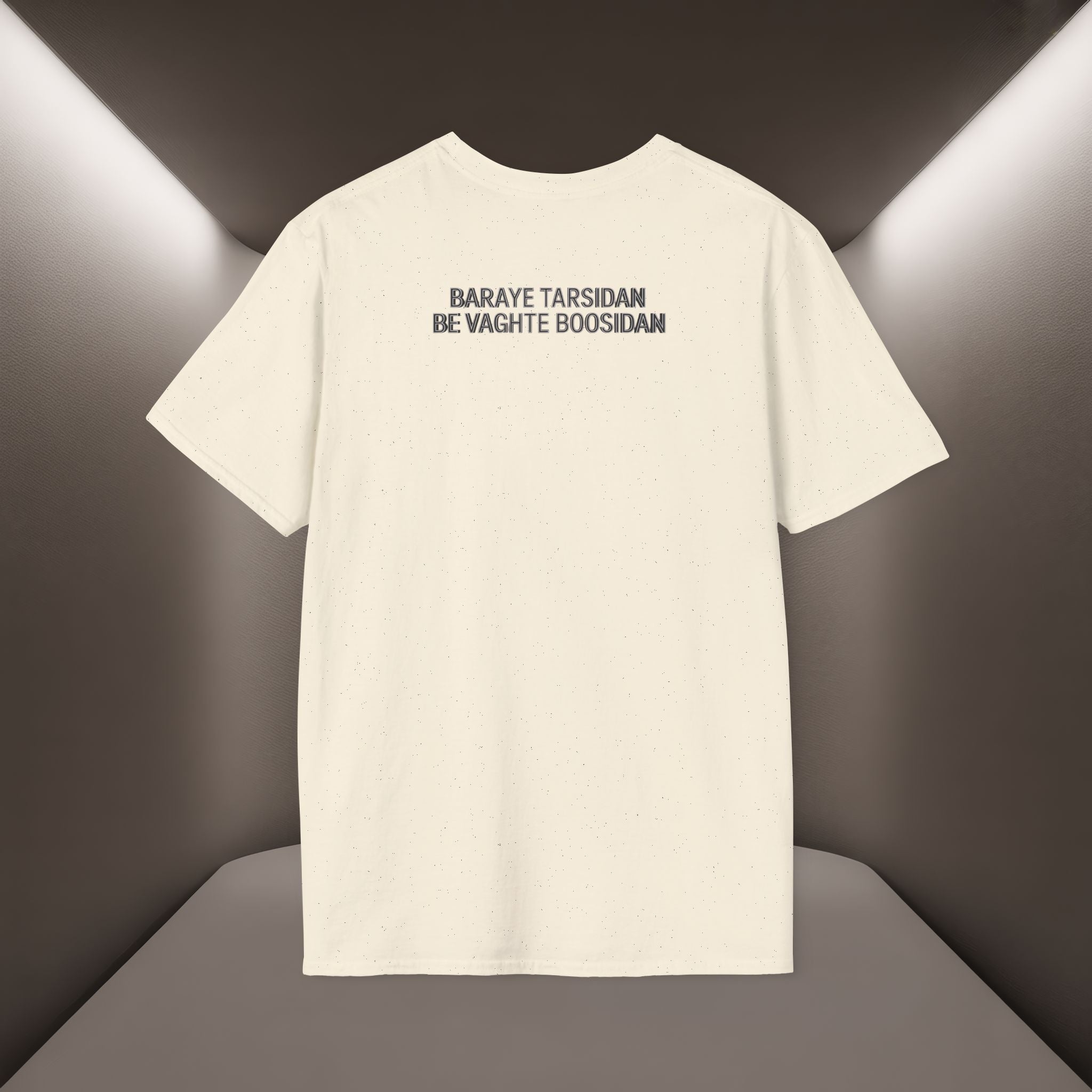 Baraye tarsidan be vaghte boosidan T-Shirt — Meaning: Because of the fear while kissing Tshirt
