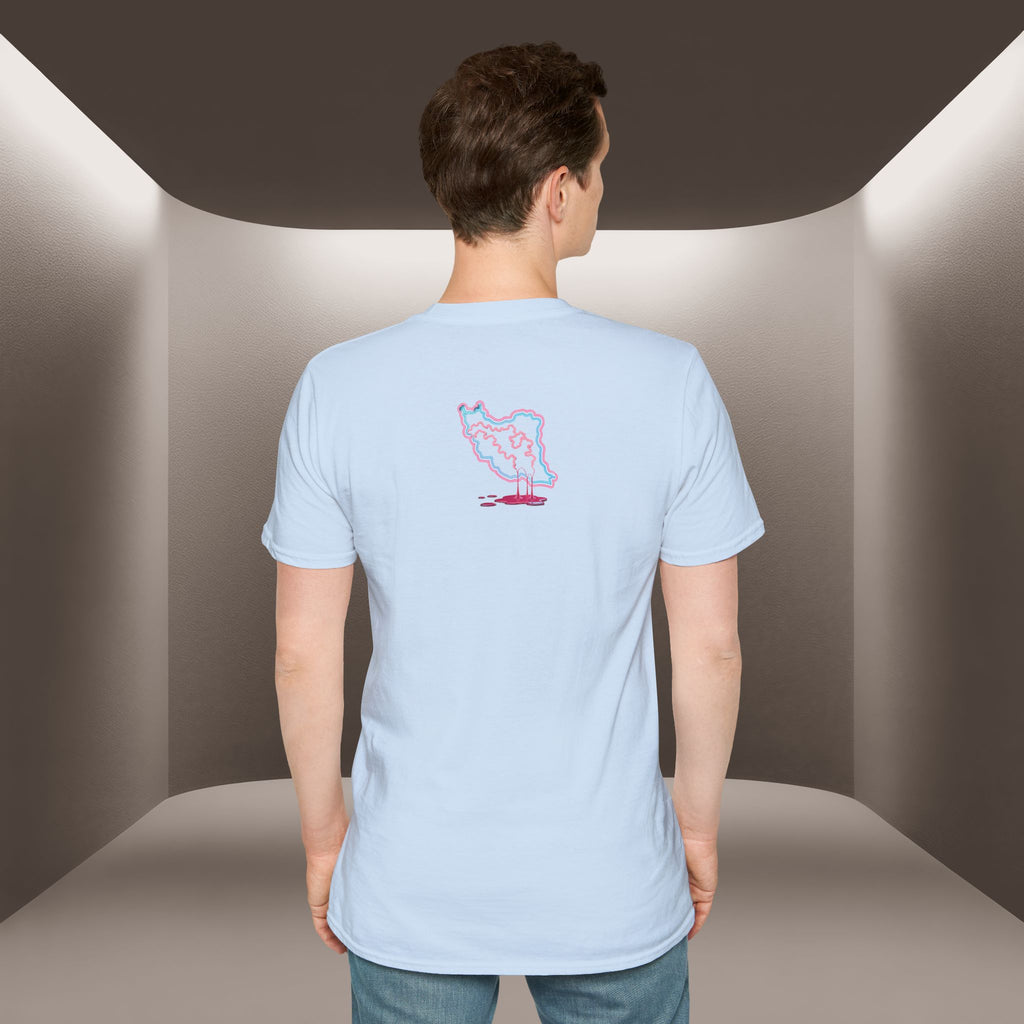 Free Iran T-Shirt — Neon design, Premium Quality