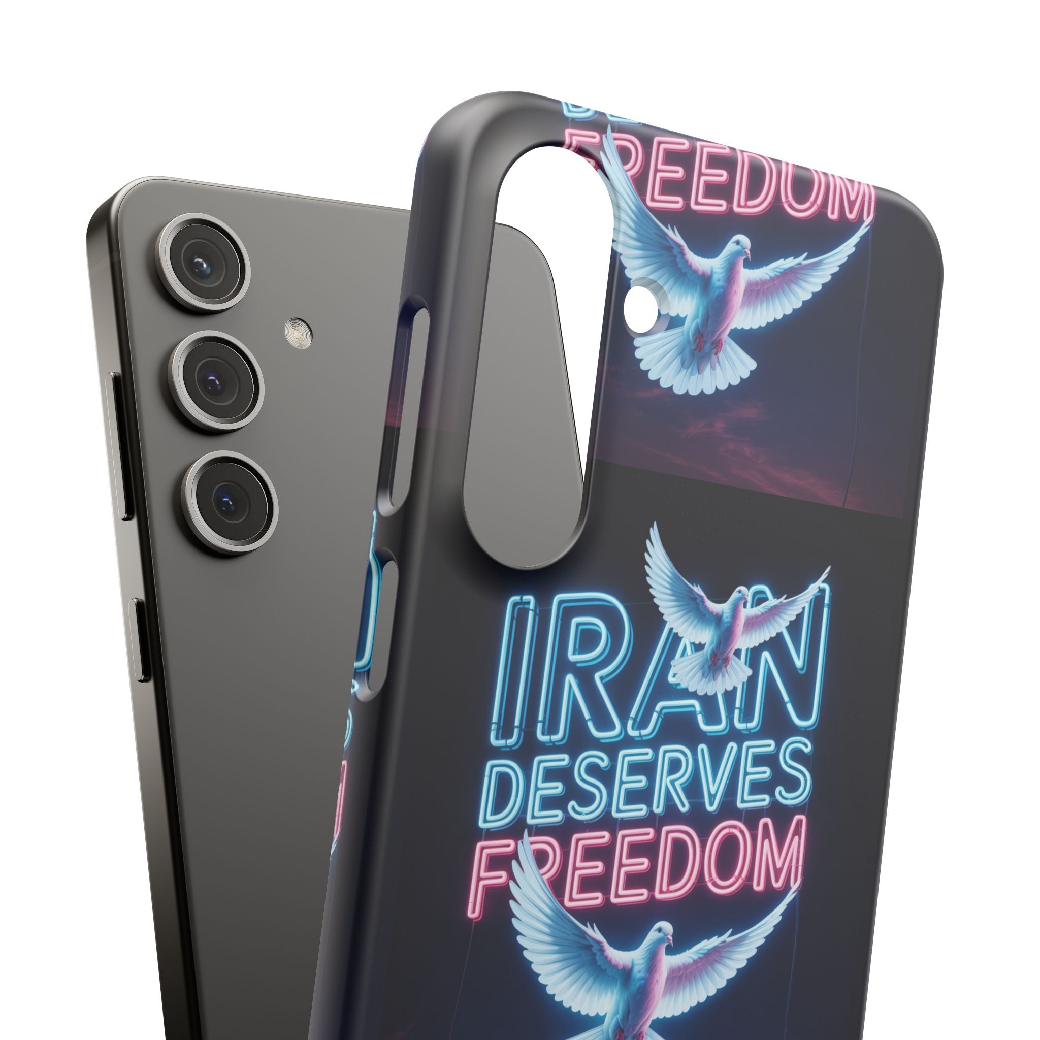 "Iran Deserves Freedom" Phone cases- For all models