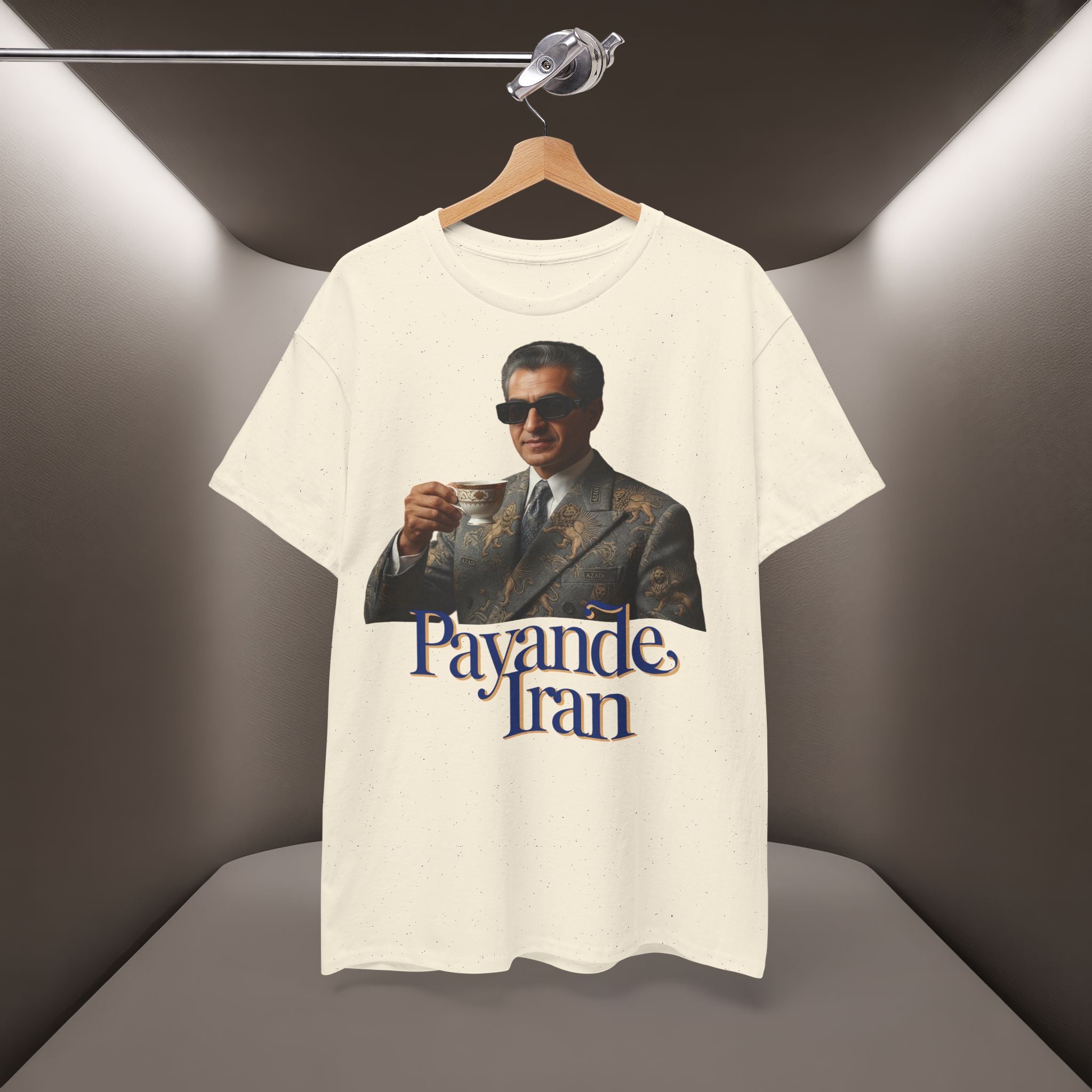 T-Shirt — "Payande Iran" Retro Style Tehran Nostalgia Tee