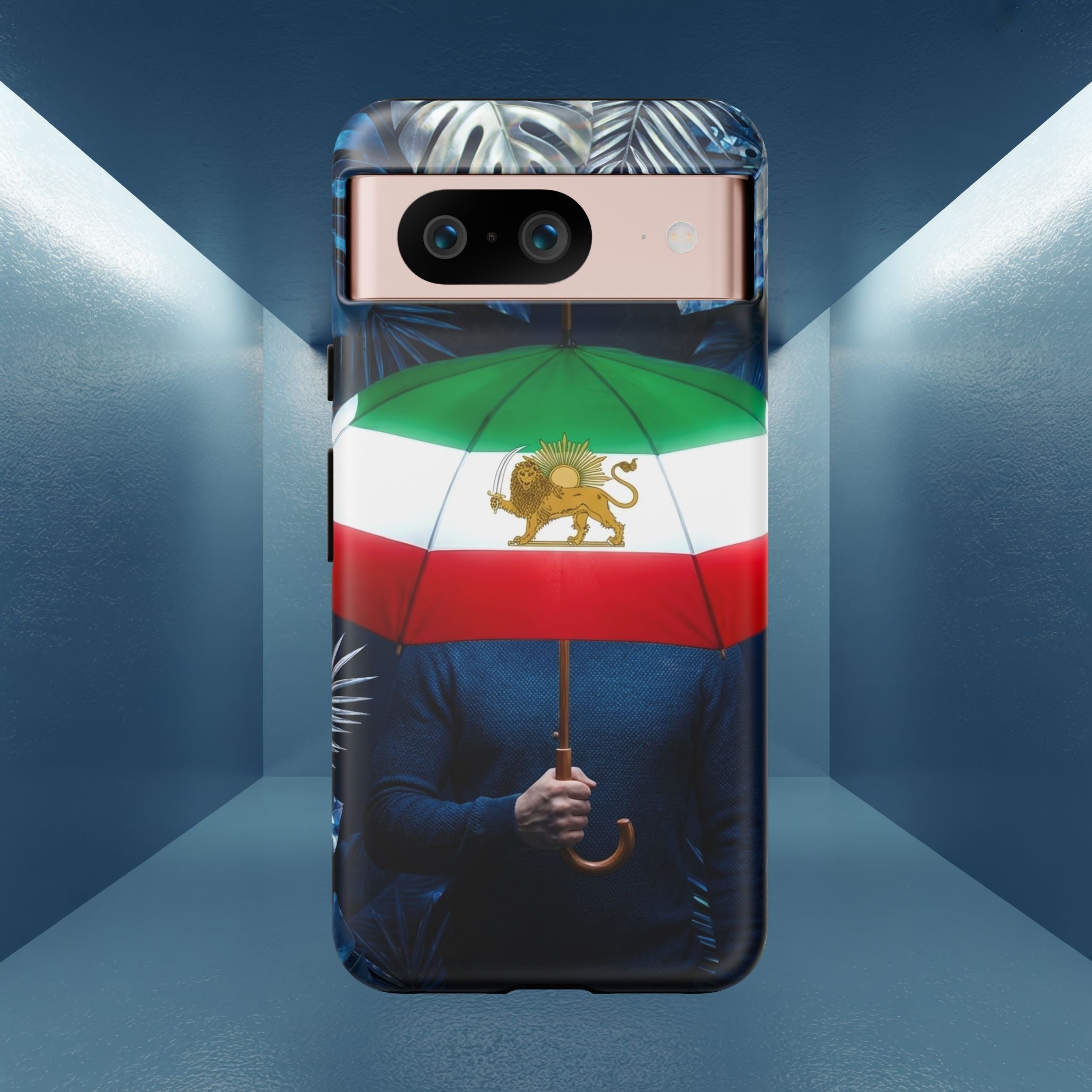 Iran Flag umbrella design phone Case
