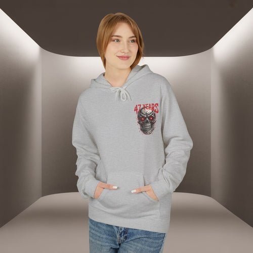 Be the Voice of execution in Iran Hoodie - 47 years Skull Hoodie