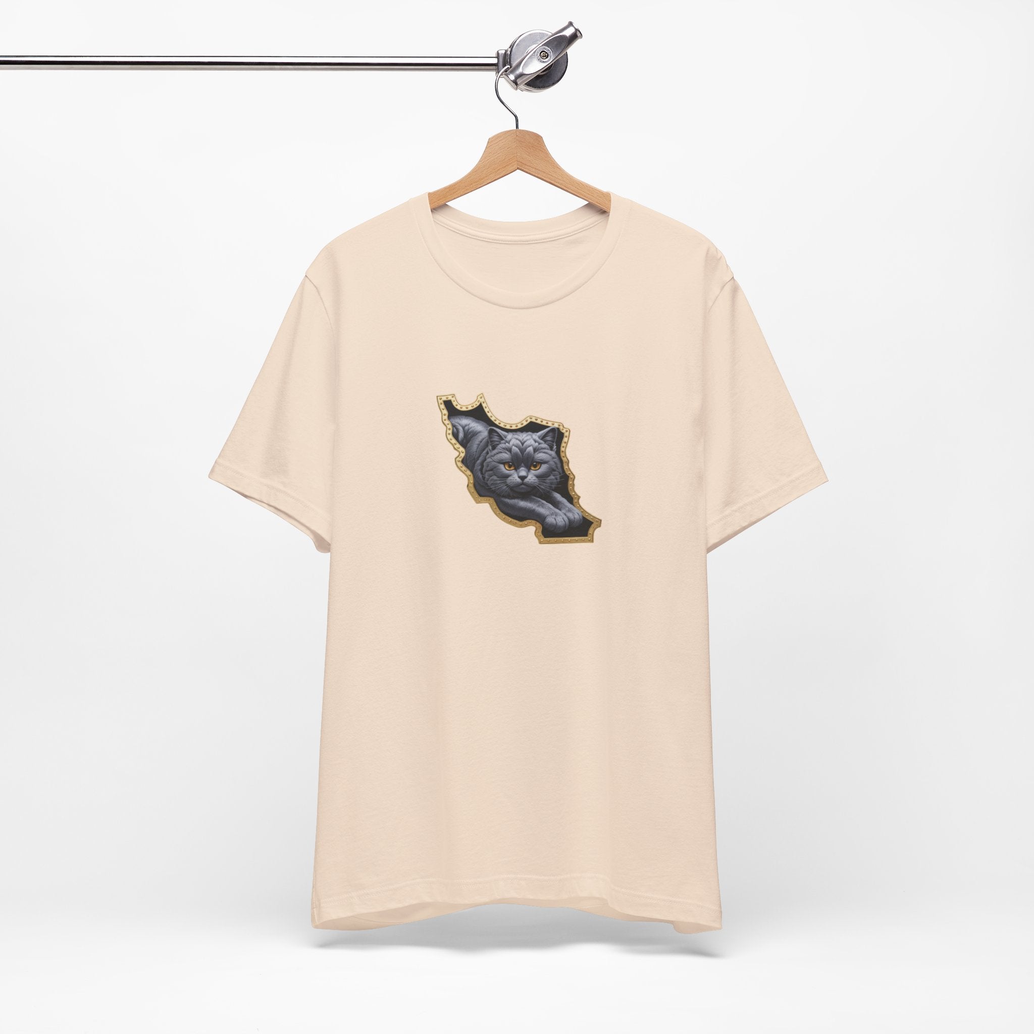 Persian Cat in a Persian Map Graphic design- unisex T-shirt- Premium quality