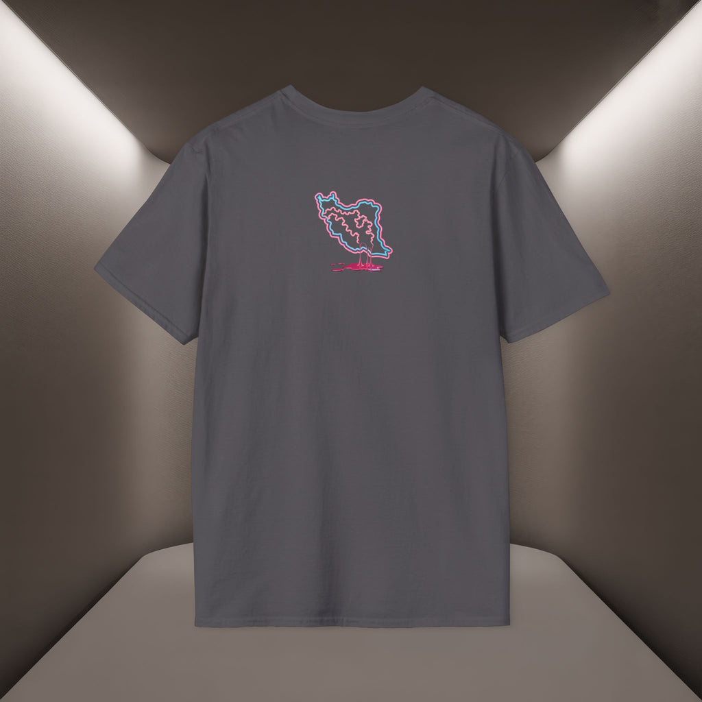 Free Iran T-Shirt — Neon design, Premium Quality