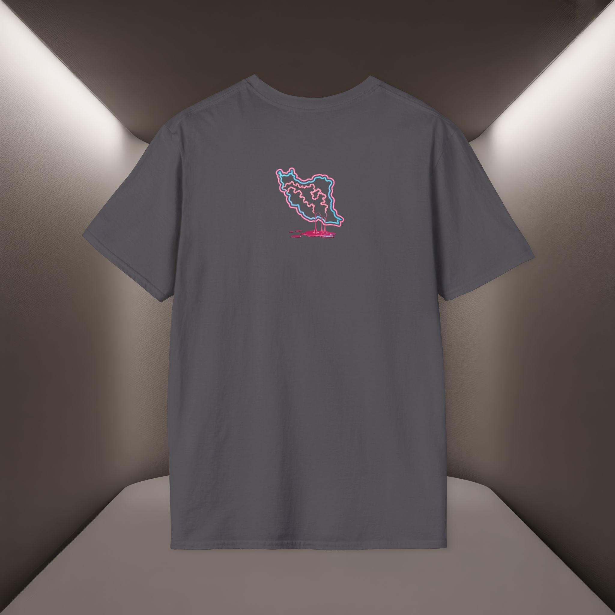 Free Iran T-Shirt — Neon design, Premium Quality
