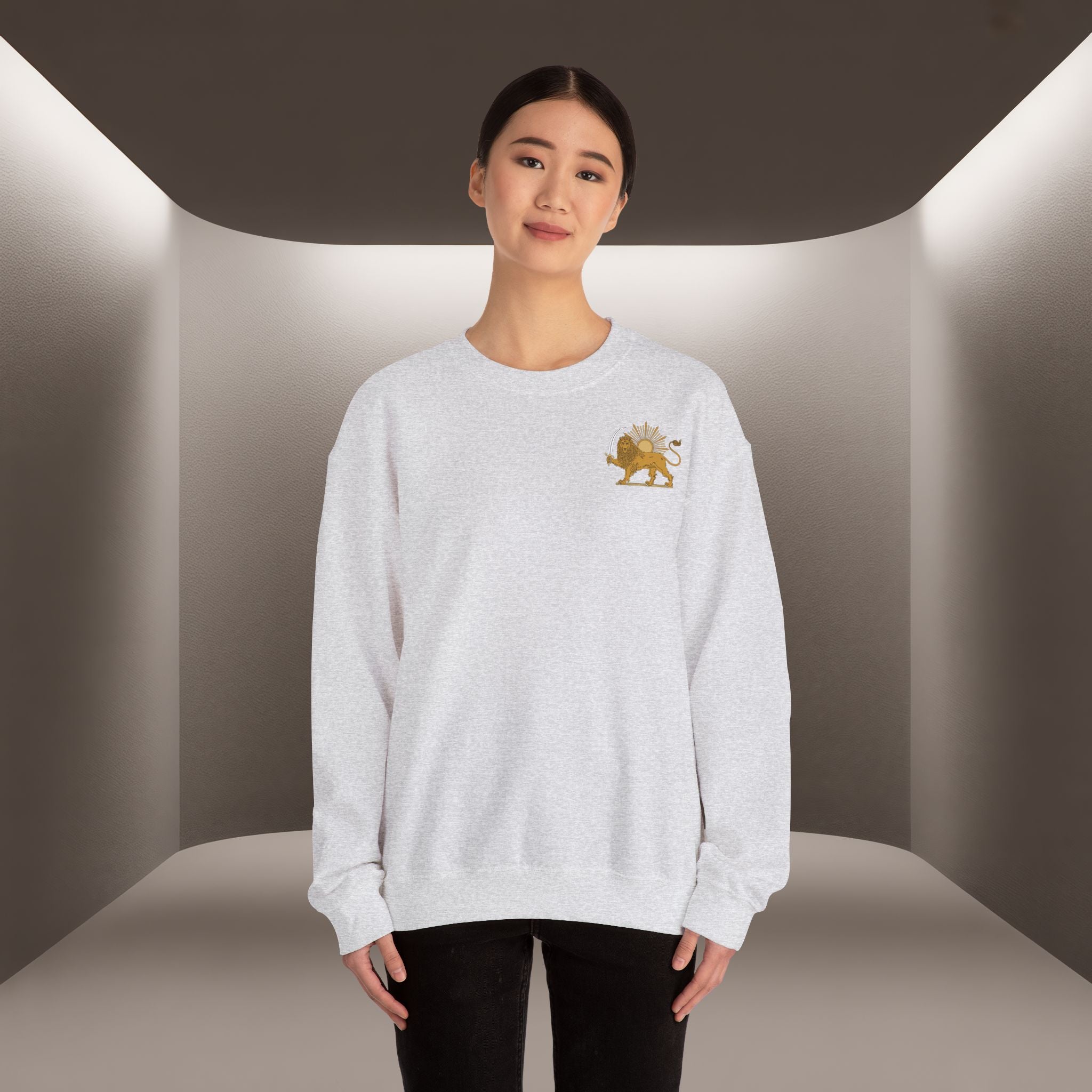King Reza Vintage Playing Card Unisex Sweatshirt