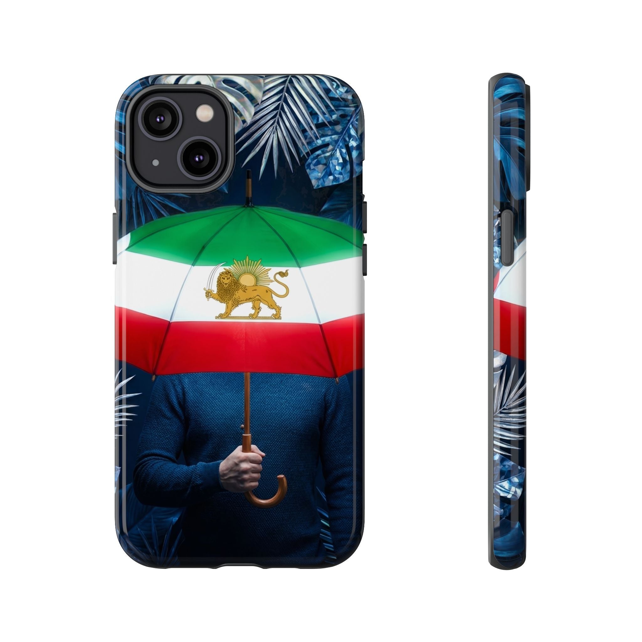 Iran Flag umbrella design phone Case