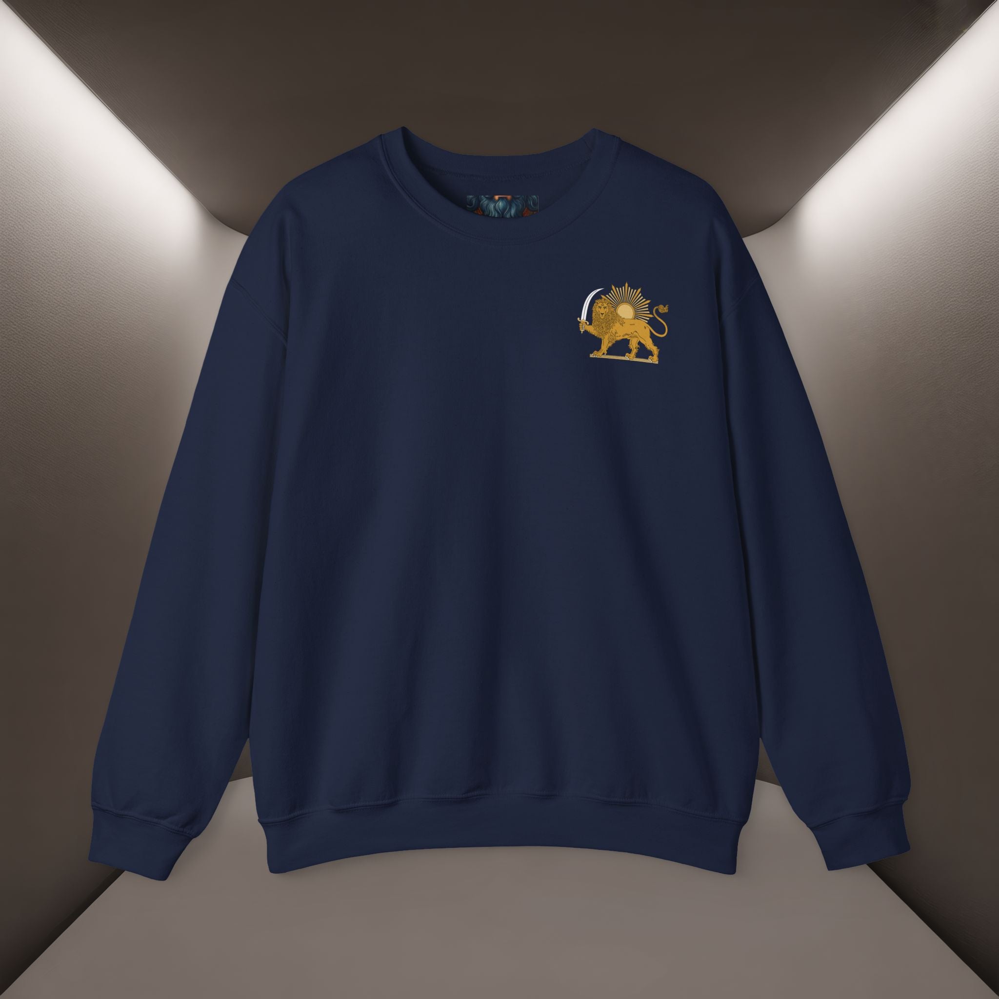 King Reza Vintage Playing Card Unisex Sweatshirt