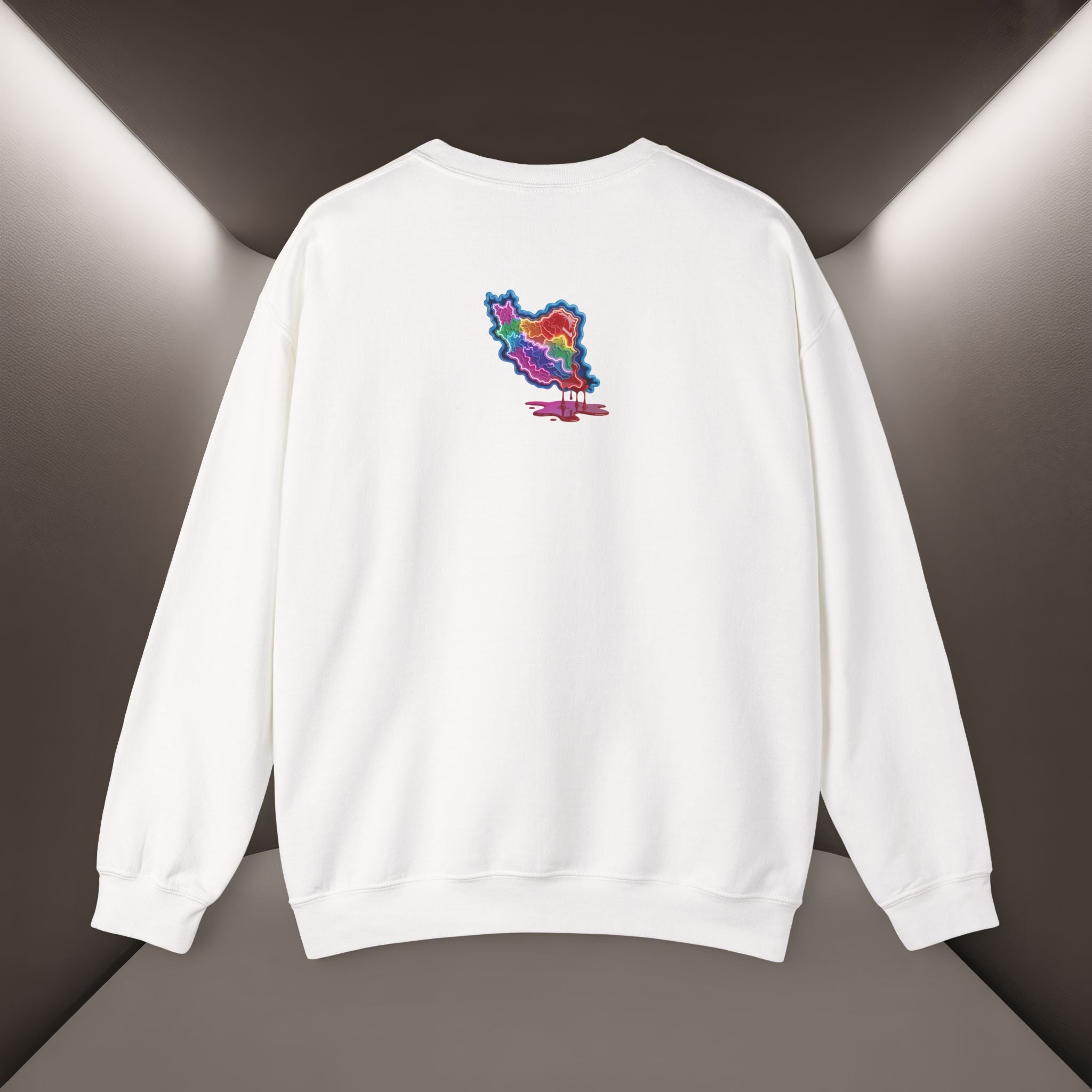 Skull in Iran's map shape Sweatshirt-Unisex, Premium Quality