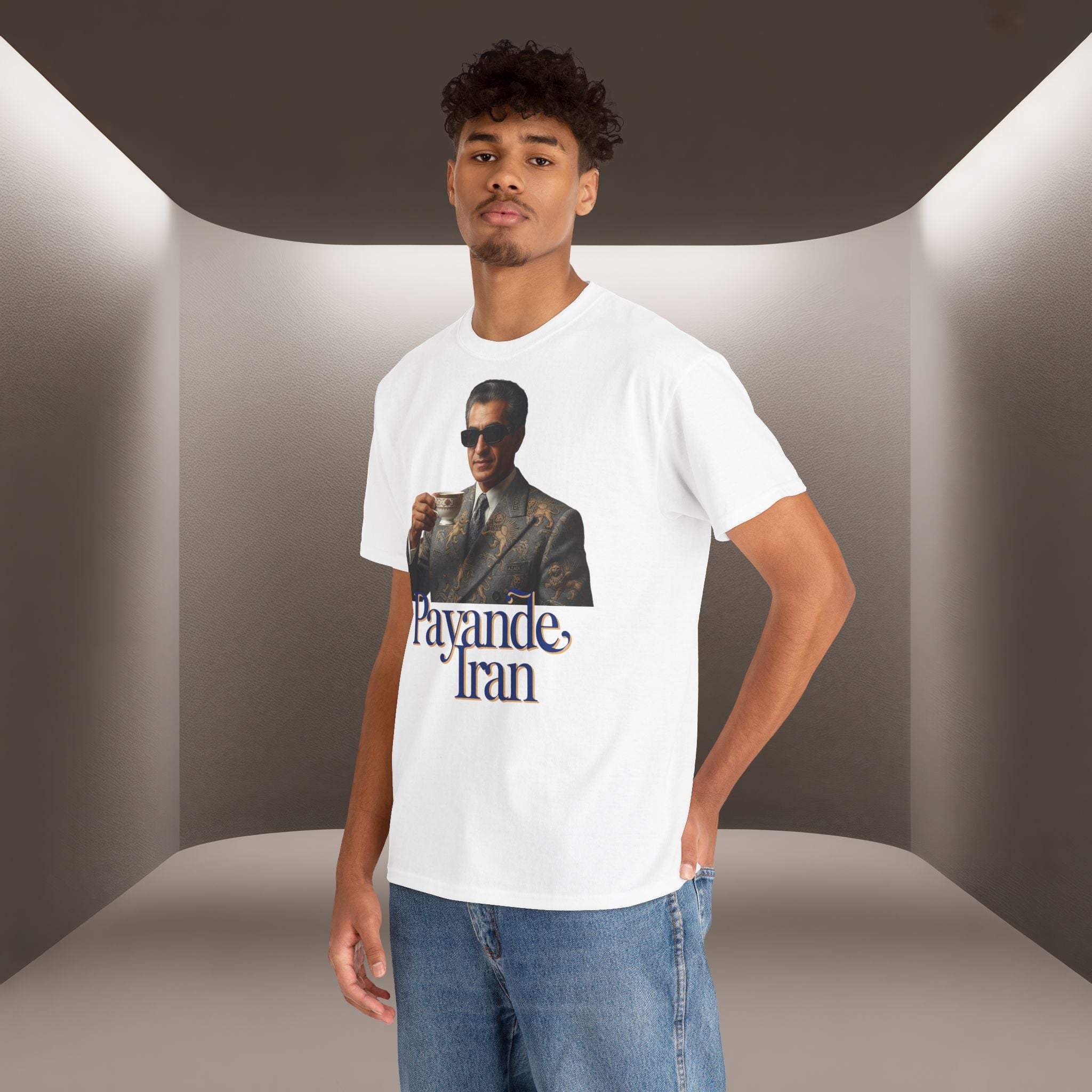 T-Shirt — "Payande Iran" Retro Style Tehran Nostalgia Tee