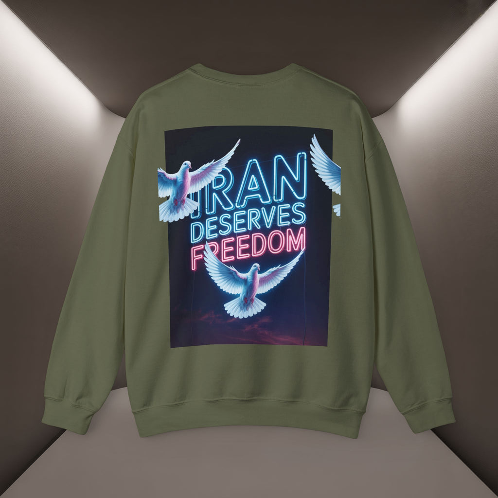 Iran deserves Freedom Unisex Sweatshirt - All eyes on E-Run sweatShirt