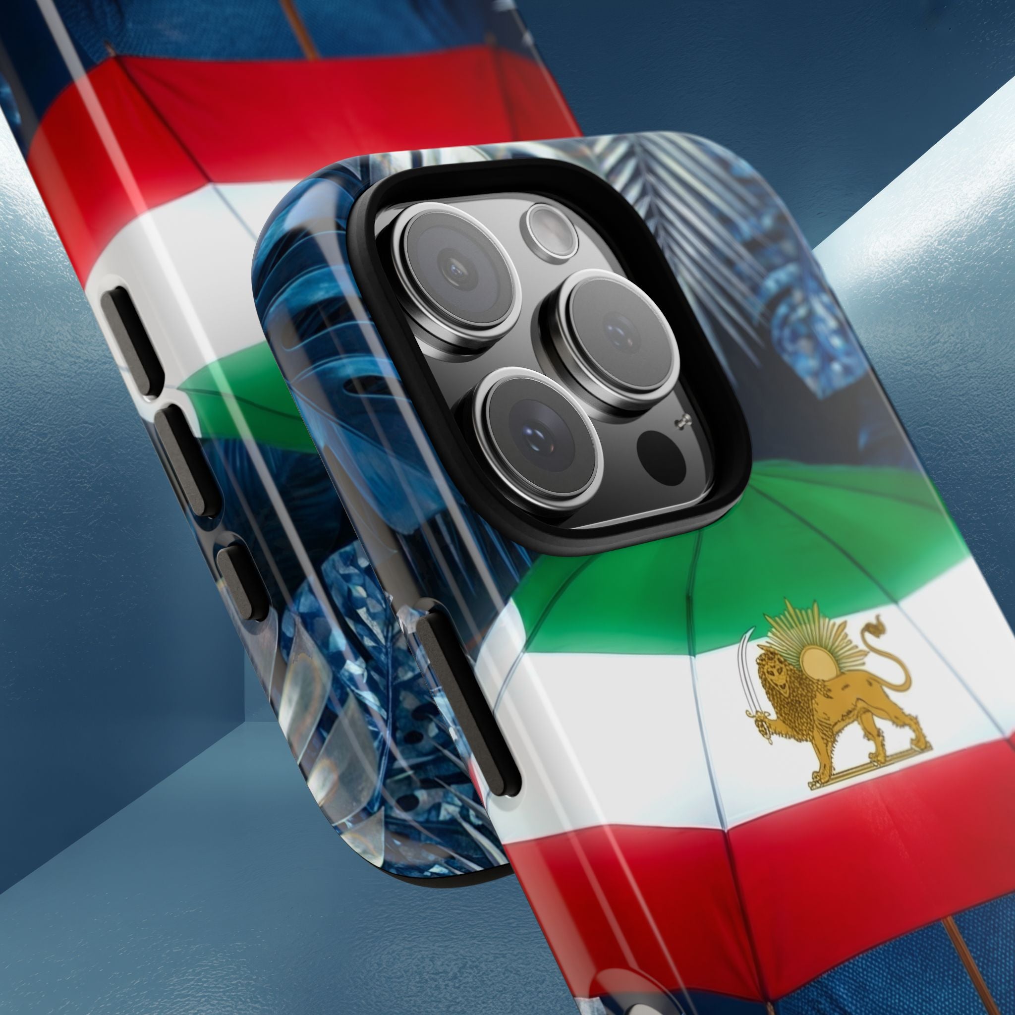 Iran Flag umbrella design phone Case