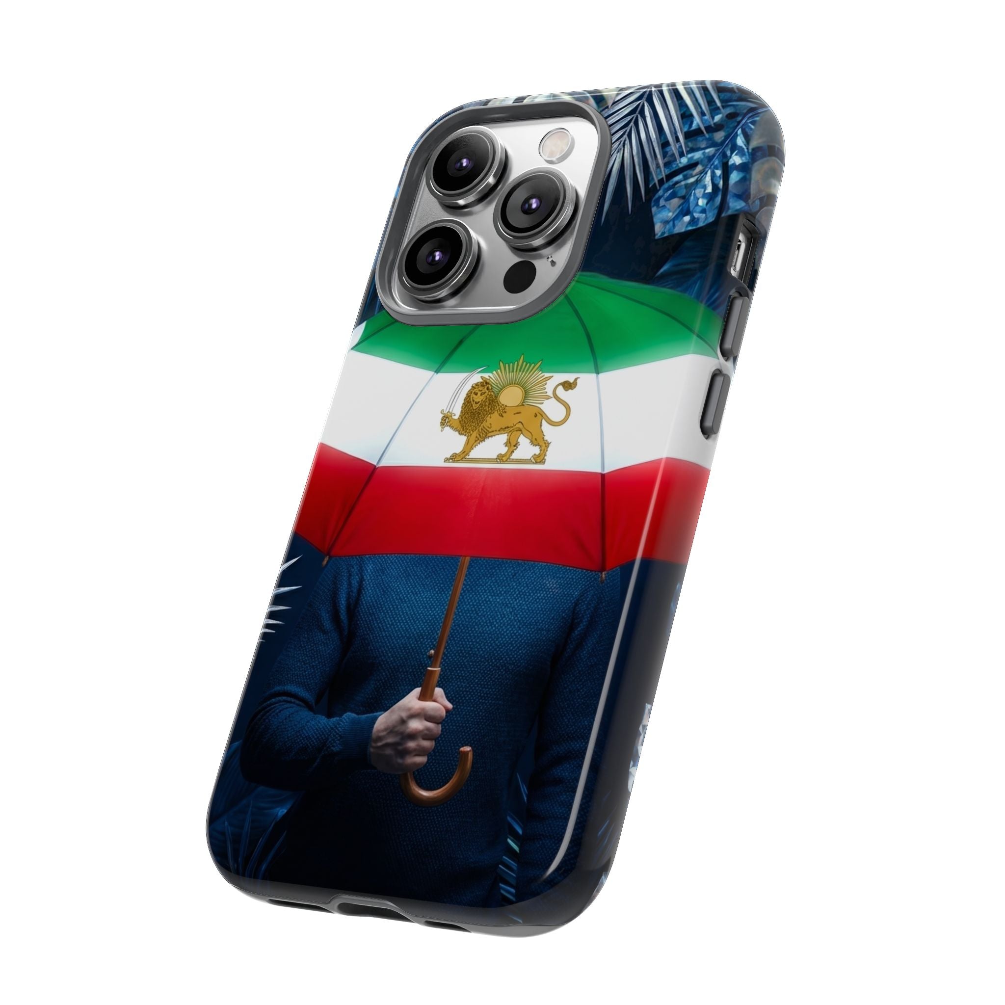 Iran Flag umbrella design phone Case