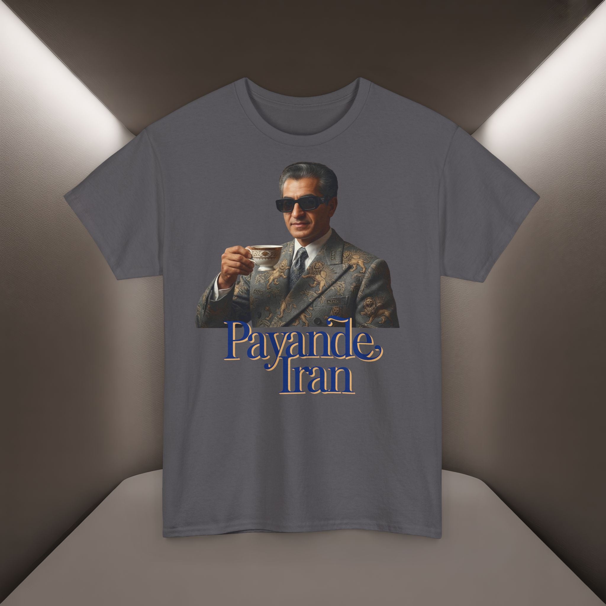 T-Shirt — "Payande Iran" Retro Style Tehran Nostalgia Tee