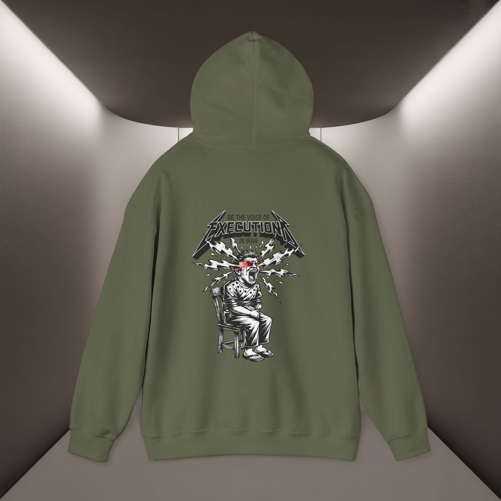 Be The Voice Of Execution In Iran Hoodie, 47 Years Hoodie - Peraian Vibey