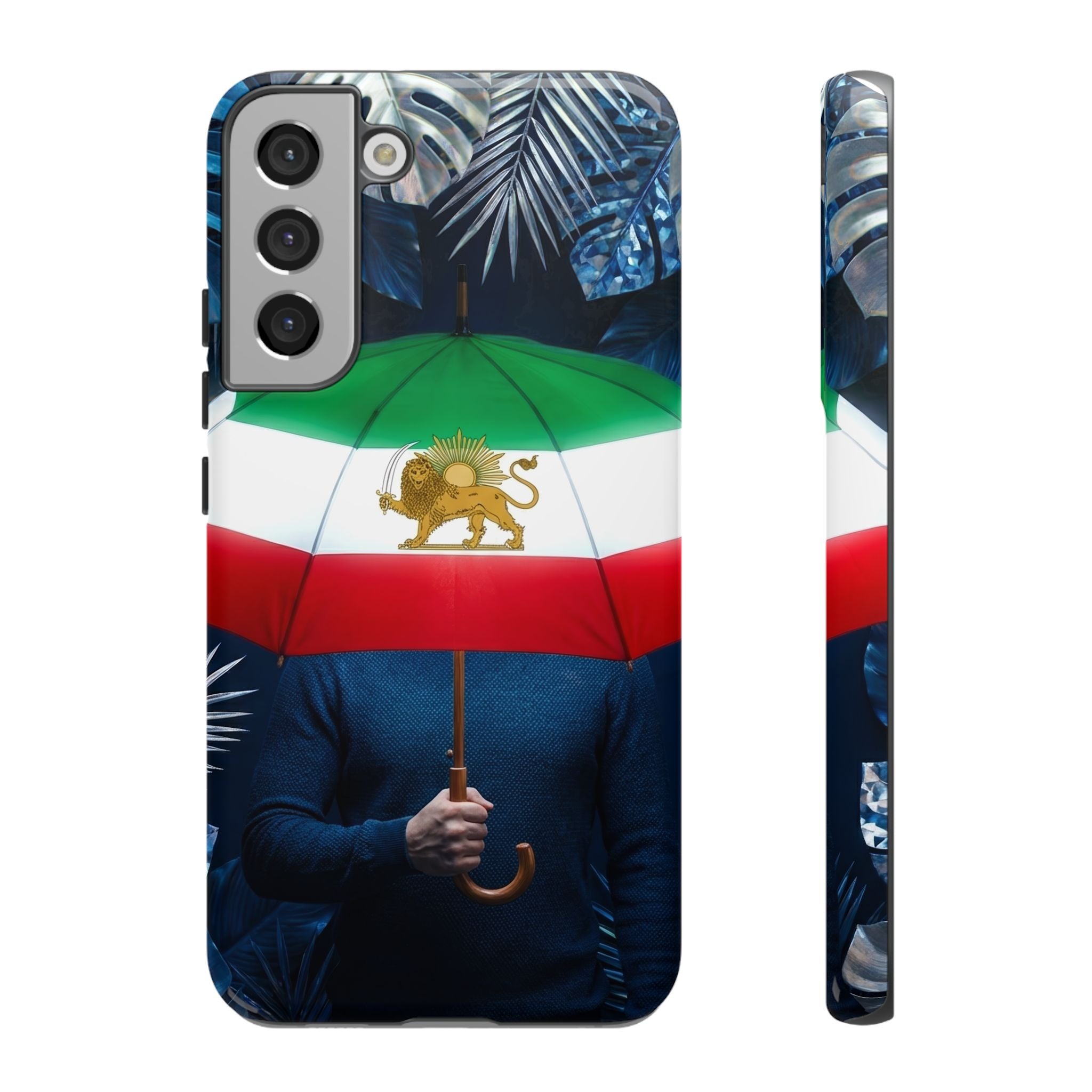 Iran Flag umbrella design phone Case