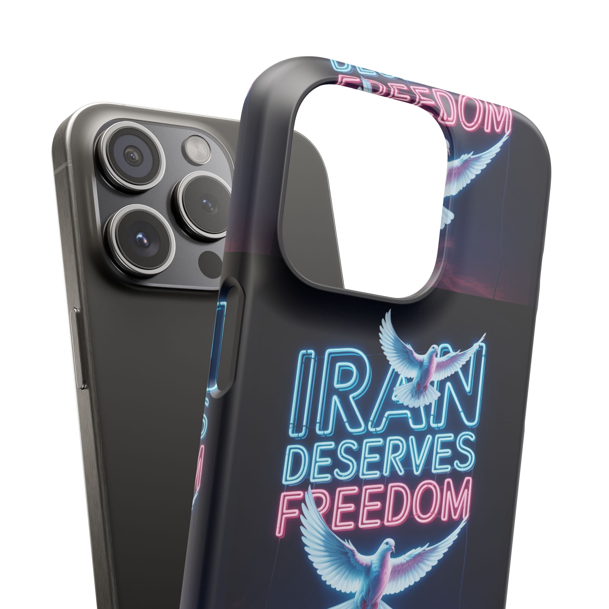 "Iran Deserves Freedom" Phone cases- For all models