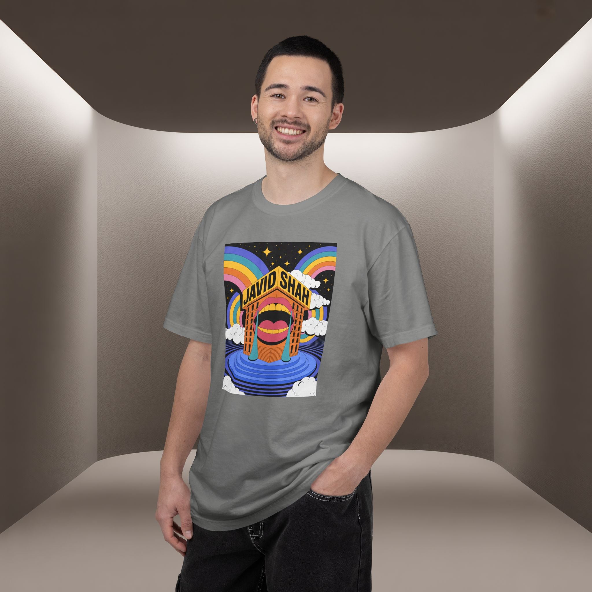 Javid Shah Unisex Garment-Dyed T-shirt