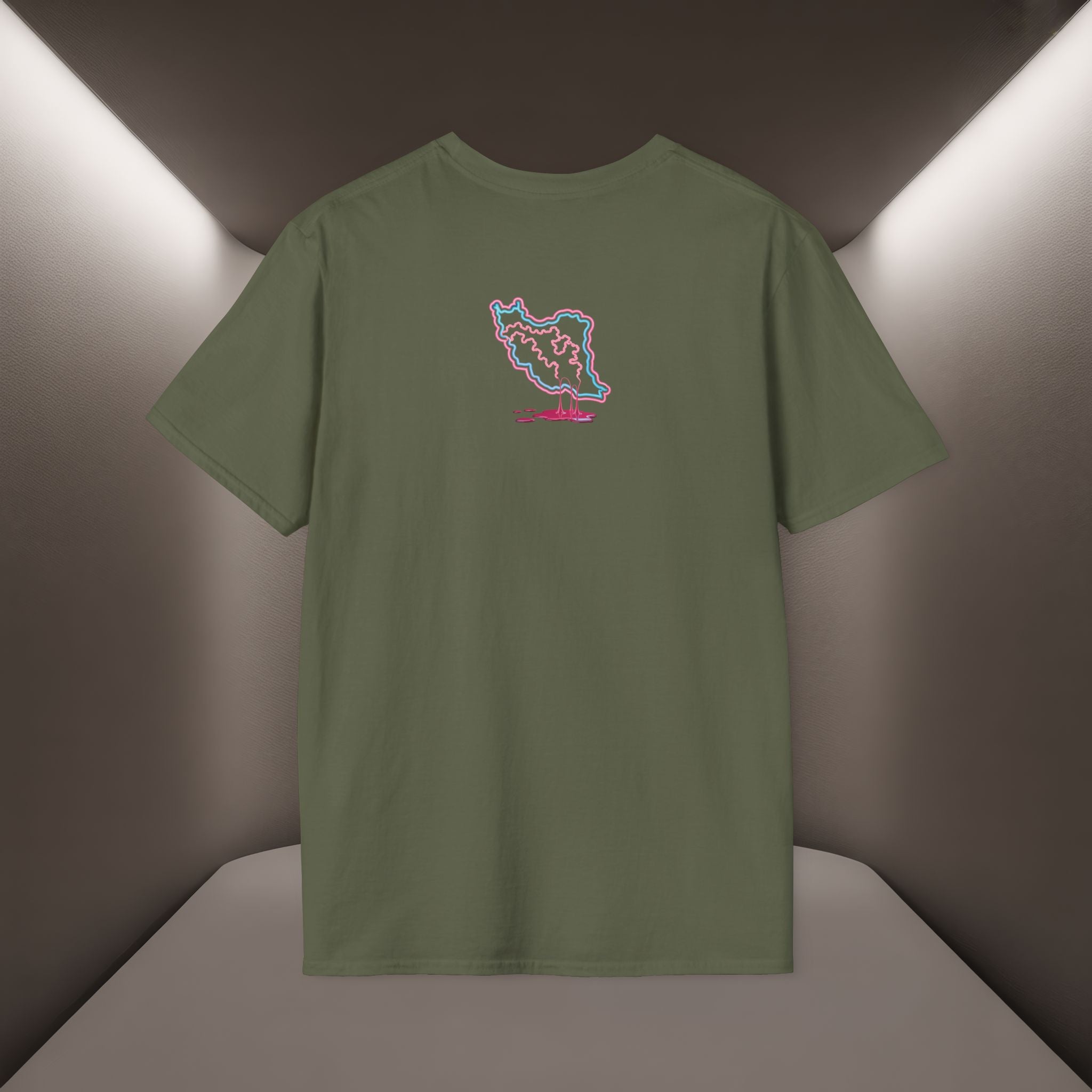 Free Iran T-Shirt — Neon design, Premium Quality