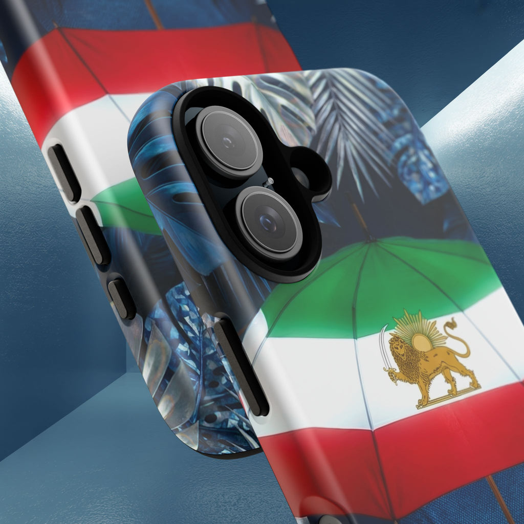 Iran Flag umbrella design phone Case