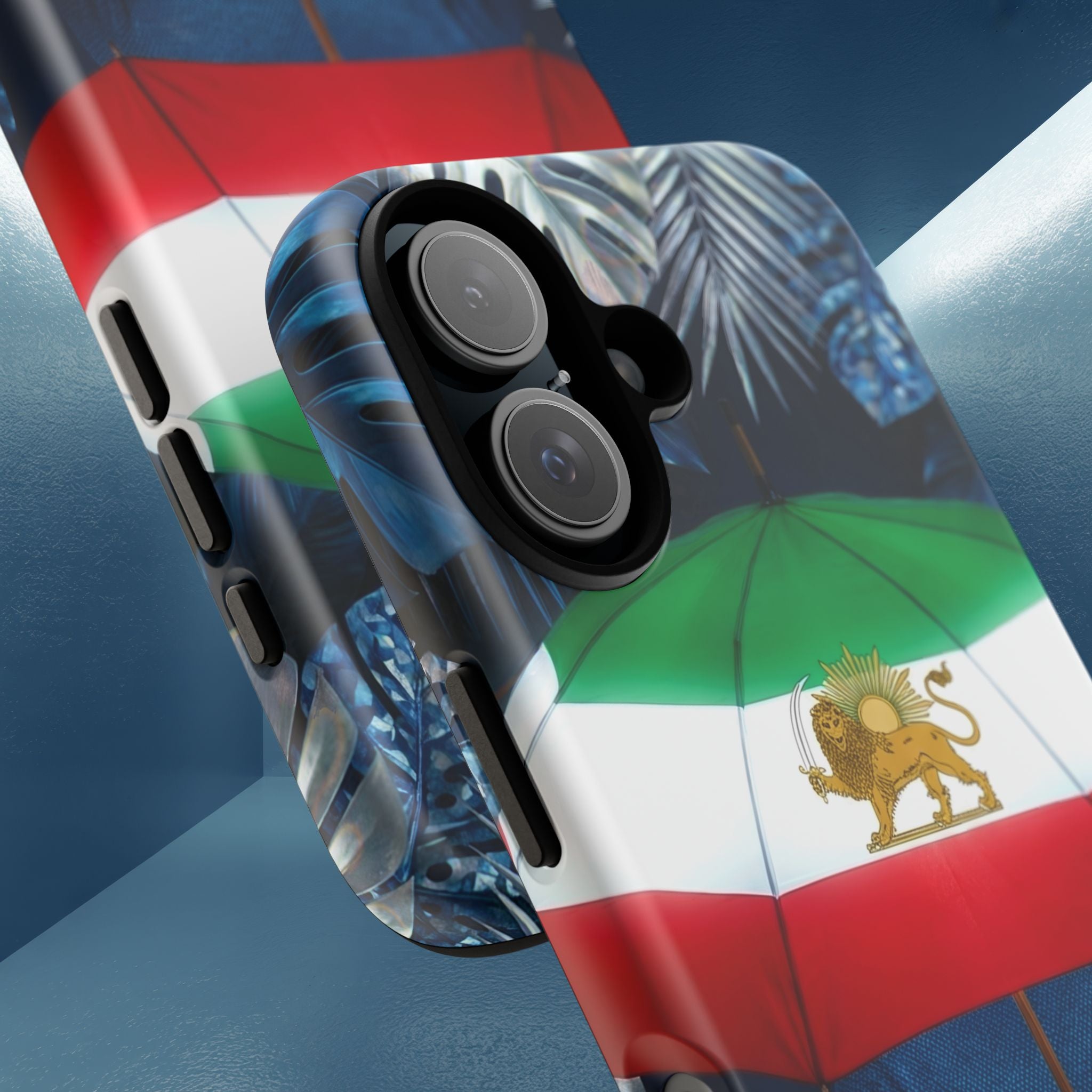 Iran Flag umbrella design phone Case