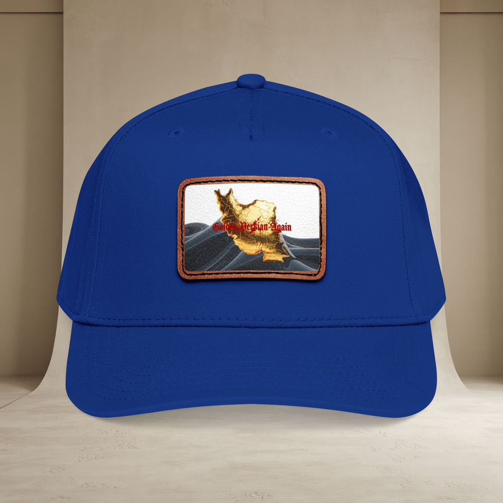 Golden Persian again Map Baseball Cap, Unisex