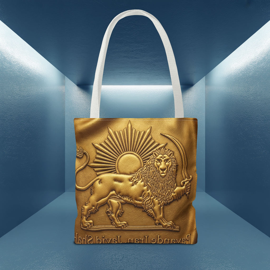 Payande Iran, Javid Shah Golden Unisex Bag- Persian Vibey bag