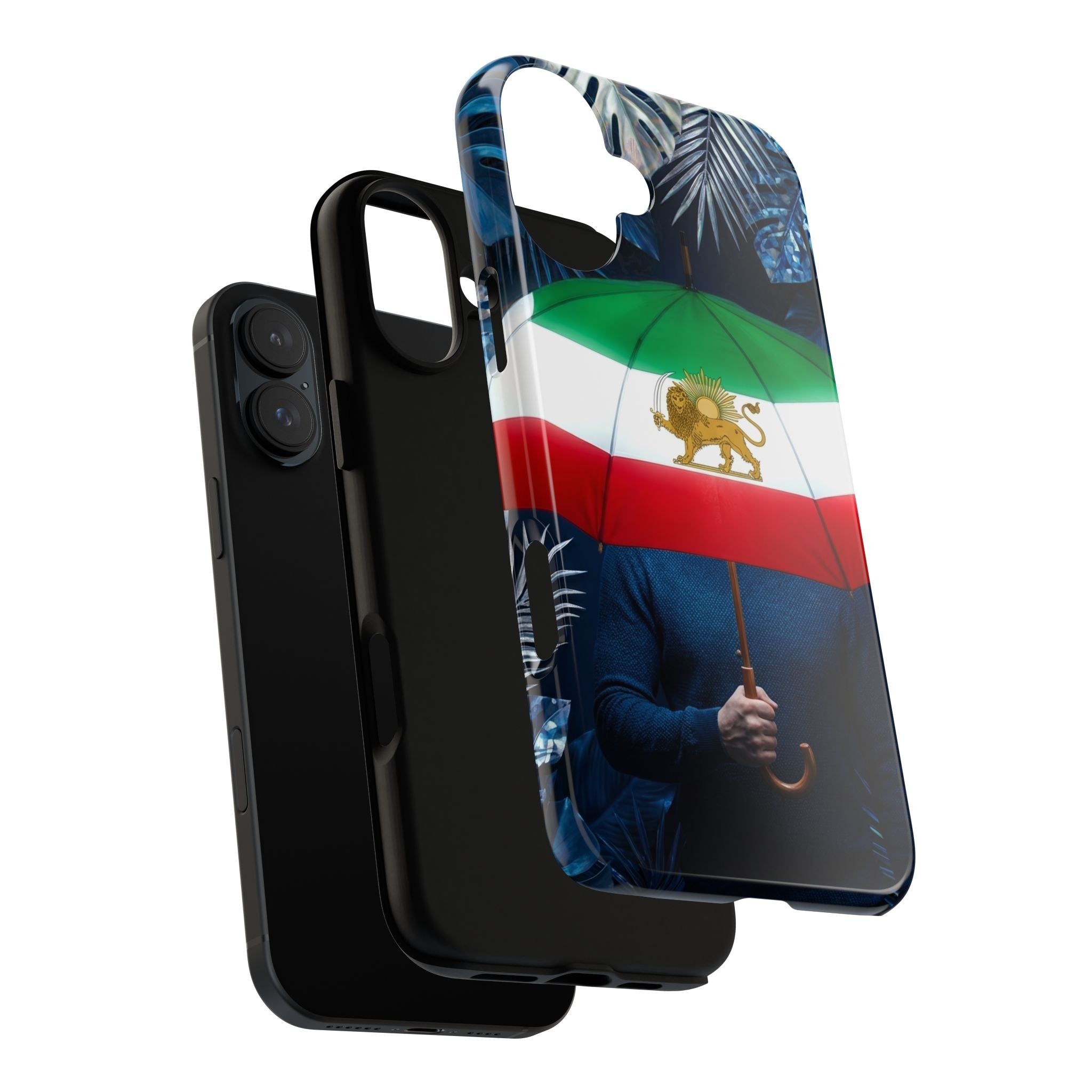 Iran Flag umbrella design phone Case