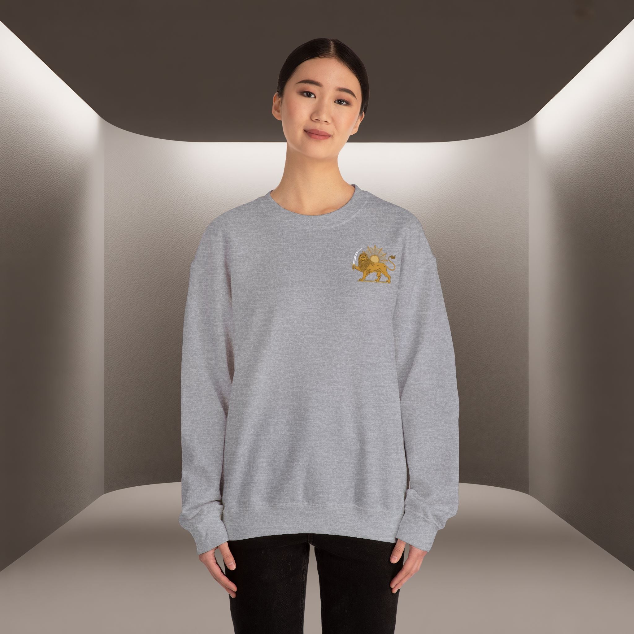King Reza Vintage Playing Card Unisex Sweatshirt